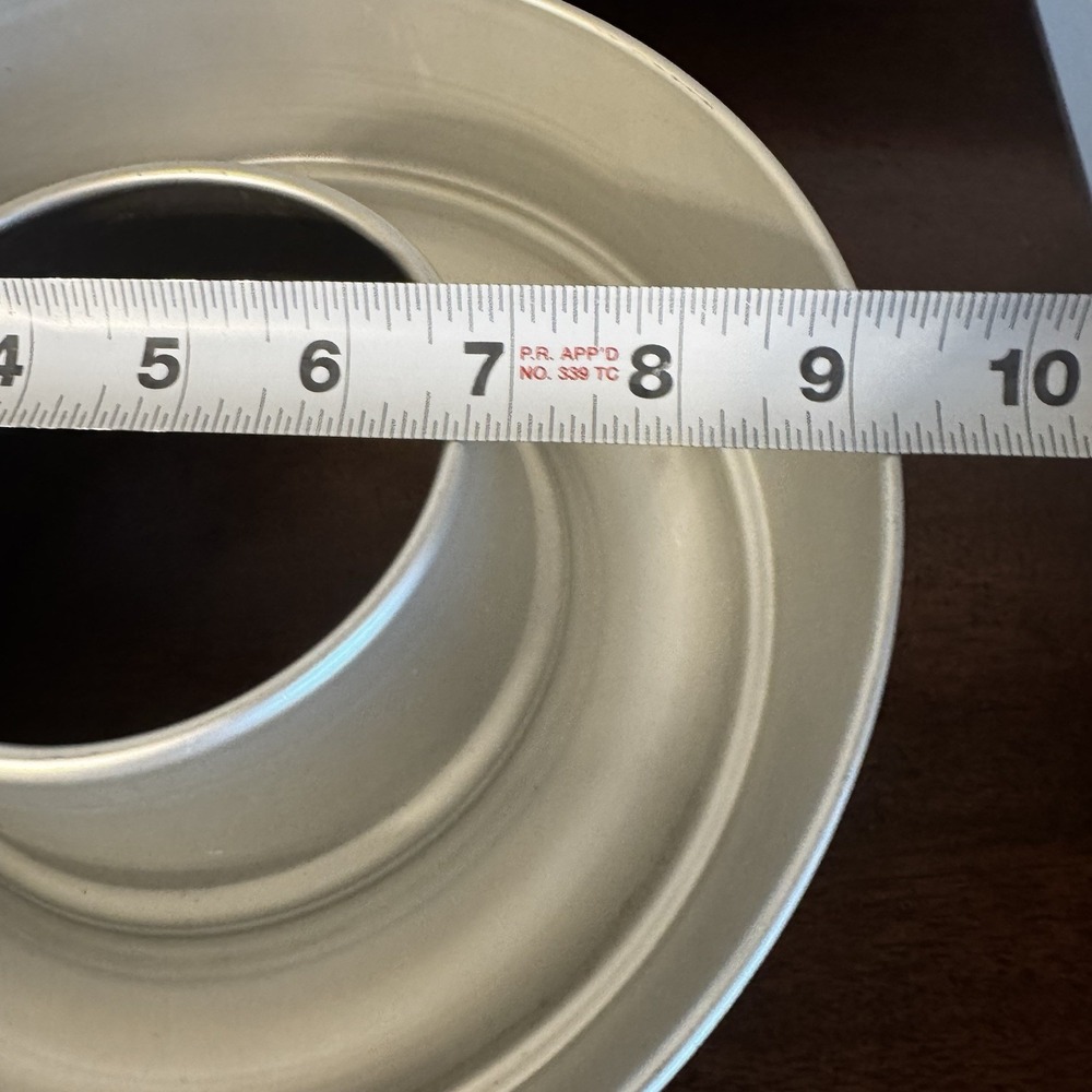 9" MIRRO Aluminum Round 6.5 Cups Jello Mold Ice Ring 729 AM - Picture 7 of 7